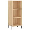 vidaXL Skříň highboard dub sonoma 34,5 x 34 x 180 cm kompozitní dřevo