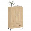 vidaXL Skříň highboard dub sonoma 69,5 x 31 x 115 cm kompozitní dřevo
