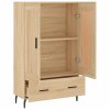 vidaXL Skříň highboard dub sonoma 69,5 x 31 x 115 cm kompozitní dřevo