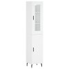 vidaXL Skříň highboard bílá 34,5 x 34 x 180 cm kompozitní dřevo
