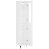 vidaXL Skříň highboard bílá 34,5 x 34 x 180 cm kompozitní dřevo