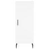 vidaXL Skříň highboard bílá 34,5 x 34 x 180 cm kompozitní dřevo
