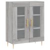 vidaXL Skříň highboard šedá sonoma 69,5 x 34 x 180 cm kompozitní dřevo