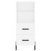 vidaXL Skříň highboard bílá 34,5 x 34 x 180 cm kompozitní dřevo