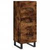 vidaXL Skříň highboard kouřový dub 34,5 x 34 x 180 cm kompozitní dřevo