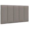 vidaXL Postel s matrací Hanko taupe 90 x 200 cm textil