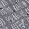 vidaXL Modulová pohovka Šedý Potisk 70 x 70 x 36 cm Textil