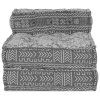 vidaXL Modulová pohovka Textil Světle šedá 70 x 70 x 56 cm