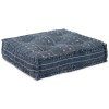 vidaXL Modulová pohovka Indigo Potisk 70 x 70 x 56 cm Textil