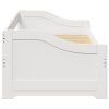 vidaXL Lehátko bez matrace "IRUN" Bílý 90x200 cm