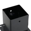 vidaXL Podstavce pod sloupky čtvercové 12 ks Antracit 101x101 mm