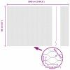 vidaXL Hexagonální oplocení 1,6 x 50 m PVC Šedá