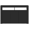 vidaXL Servírovací skříň Černá 116 x 30 x 75 cm Kompozitní dřevo