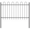 vidaXL Zahradní plot 2 pcs Šedá 3,4 x 0,8 m Práškově lakovaná ocel