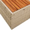 vidaXL Zahradní sofa Béžová 184 x 62 x 85cm polyratan