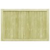 vidaXL Zahradní brána 2křídlá impregnovaná borovice 300 x 100 cm