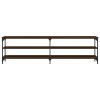vidaXL TV skříňka hnědý dub 180 x 30 x 50 cm kompozitní dřevo a kov