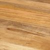 vidaXL Jídelní stůl Ø 110 x 78 cm masivní mangovníkové dřevo a ocel