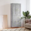 vidaXL Skříň highboard betonově šedá 69,5x34x180 cm kompozitní dřevo
