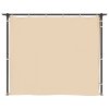 vidaXL Altán se závěsy 3 x 3 m krémový ocel