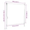 vidaXL Venkovní roleta 200 x 270 cm antracitová