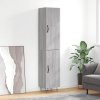 vidaXL Skříň highboard šedá sonoma 34,5 x 34 x 180 cm kompozitní dřevo