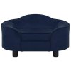 vidaXL Pohovka pro psy modrá 67 x 47 x 36 cm plyš
