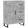 vidaXL Skříň highboard betonově šedá 69,5x34x180 cm kompozitní dřevo