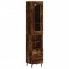 vidaXL Skříň highboard kouřový dub 34,5 x 34 x 180 cm kompozitní dřevo