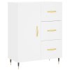 vidaXL Skříň highboard bílá 69,5 x 34 x 180 cm kompozitní dřevo