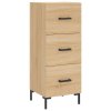 vidaXL Skříň highboard dub sonoma 34,5 x 34 x 180 cm kompozitní dřevo