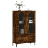 vidaXL Skříň highboard kouřový dub 69,5 x 31 x 115 cm kompozitní dřevo