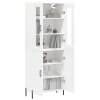 vidaXL Skříň highboard bílá 69,5 x 34 x 180 cm kompozitní dřevo