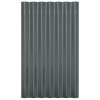 vidaXL Střešní panely 36 ks pozinkovaná ocel antracit 60 x 36 cm