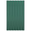 vidaXL Střešní panely 36 ks pozinkovaná ocel zelené 60 x 36 cm