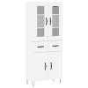 vidaXL Skříň highboard bílá 69,5 x 34 x 180 cm kompozitní dřevo