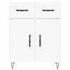 vidaXL Skříň highboard bílá 69,5 x 34 x 180 cm kompozitní dřevo
