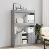 vidaXL Skříň highboard šedá sonoma 92 x 33 x 140 cm kompozitní dřevo