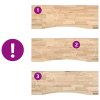 vidaXL Stolní deska neošetřené 140x60x2,5 cm dub obdélníkový