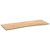 vidaXL Stolní deska neošetřené 140x50x2,5 cm dub obdélníkový