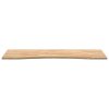 vidaXL Stolní deska neošetřené 140x50x2,5 cm dub obdélníkový