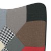 vidaXL Relaxační křeslo patchwork textil