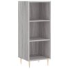 vidaXL Skříň highboard šedá sonoma 34,5 x 34 x 180 cm kompozitní dřevo