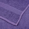 vidaXL Ručníky 10 ks fialová 100x200 cm 360 g/m² 100% bavlna