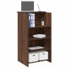 vidaXL Recepční stůl hnědý dub 55x50x103,5 cm kompozitní dřevo