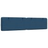 vidaXL Polštář na čelo postele modrý 200 cm textil