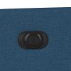vidaXL Elektrické polohovací křeslo modré textil
