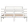 vidaXL Rám postele s čelem bez matrace bílý 120x200 cm