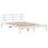 vidaXL Rám postele s čelem bez matrace bílý 120x200 cm