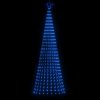 vidaXL LED vánoční stromek 688 modrých LED diod 300 cm